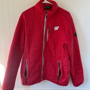 Red Quilted Women's Jacket